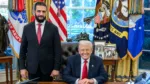 El nuevo jefe de estado de Siria, Ahmed Al-Sharaa, se reunión con Donald Trump en el Salón Oval / Créditos: Truth Social.
