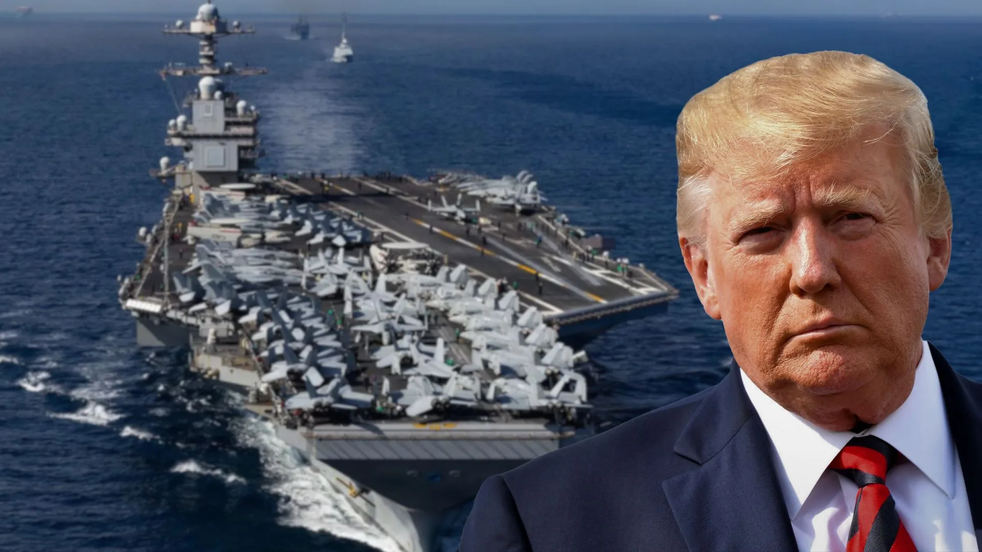 El portaaviones de la Armada de EE.UU USS Gerald Ford se mantiene en posición tras versiones que afirman que Trump no atacará Venezuela