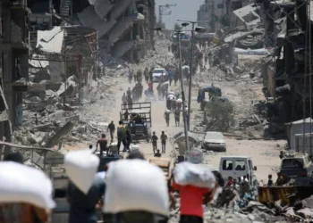 El PMA de la ONU afirmó en octubre que no había podido recoger ayuda en el norte de Gaza desde que el cruce de Zikim fue cerrado el 12 de septiembre (en la foto: entrada de ayuda en agosto).Imagen: Bashar Taleb/AFP/Getty Images