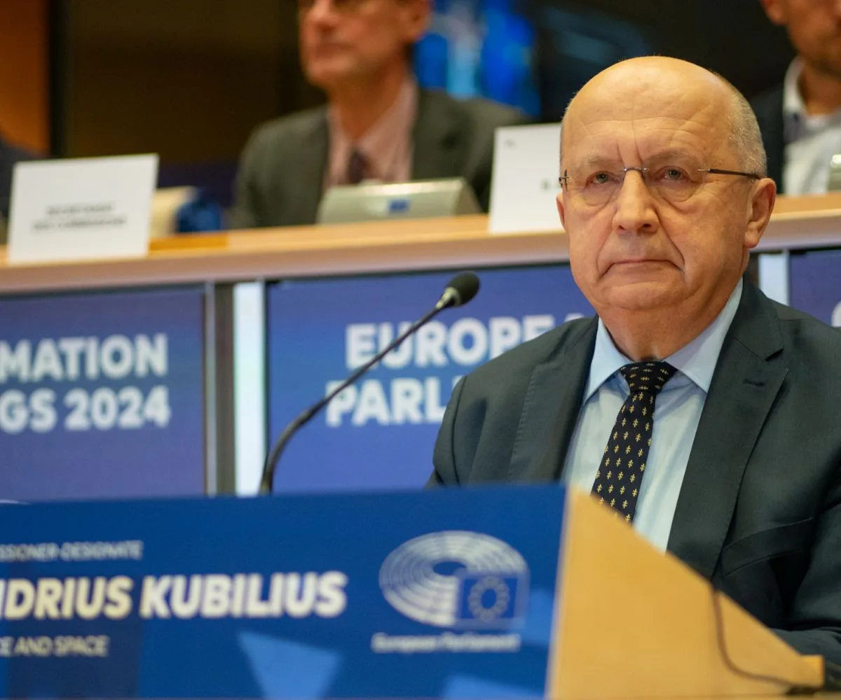 Andrius Kubilius durante la audiencia de confirmación 2024 © Unión Europea, 2024 -