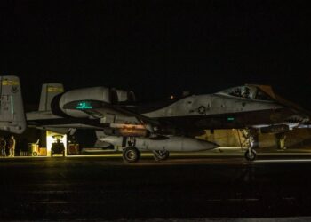 A-10C Thunderbolt II de la Fuerza Aérea de EE.UU. Crédito: CENTCOM