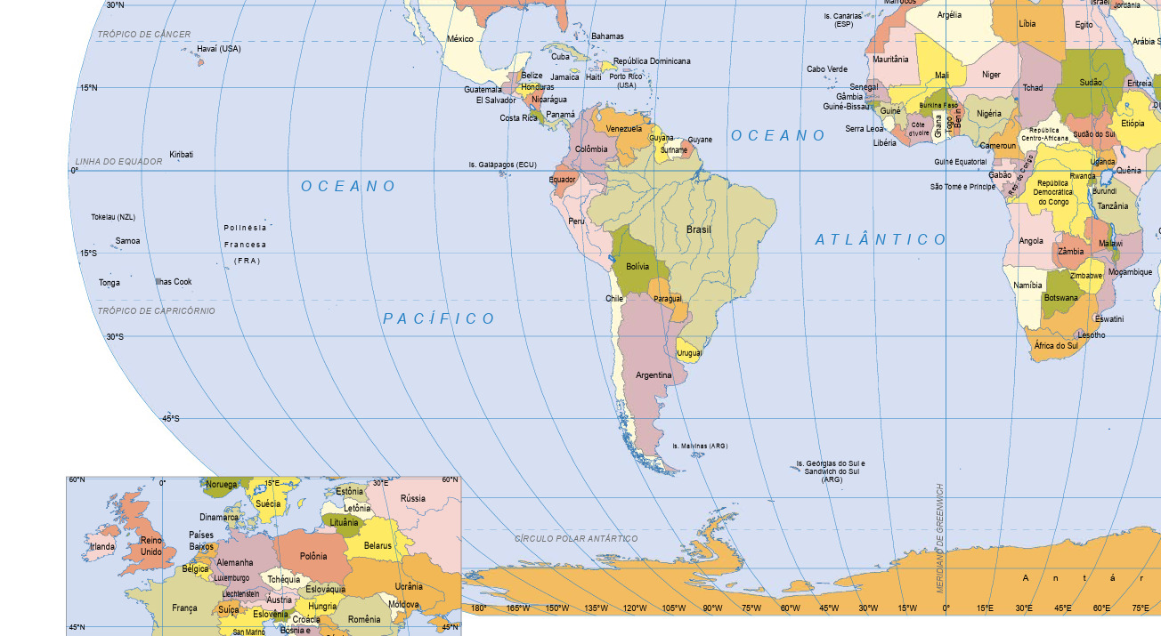 El Instituto Brasileiro de Geografia e Estatística actualizó su cartografía y tanto las islas Malvinas como las Georgias del Sur y Sandwich del Sur figuran como parte del territorio argentino