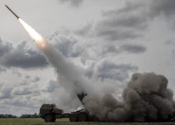 Sistemas de cohetes HIMARS de Lockheed Martin Fotografías por Adrienne Surprenant /MYOP para The Wall Street Journal