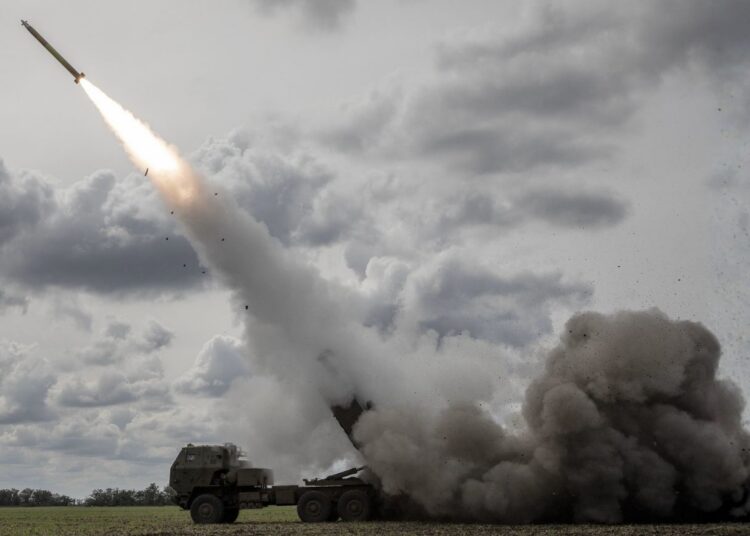 Sistemas de cohetes HIMARS de Lockheed Martin Fotografías por Adrienne Surprenant /MYOP para The Wall Street Journal