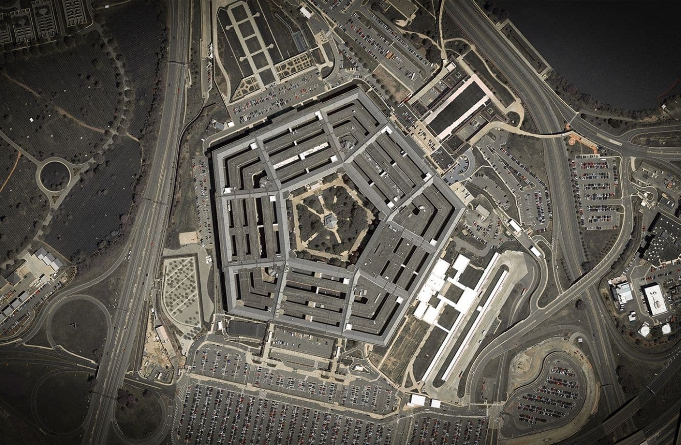 Vista aérea del Pentágono- Crédito Adobe Stock