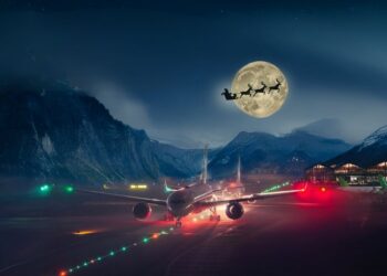 Santa Tracker. Crédito: Flightradar24