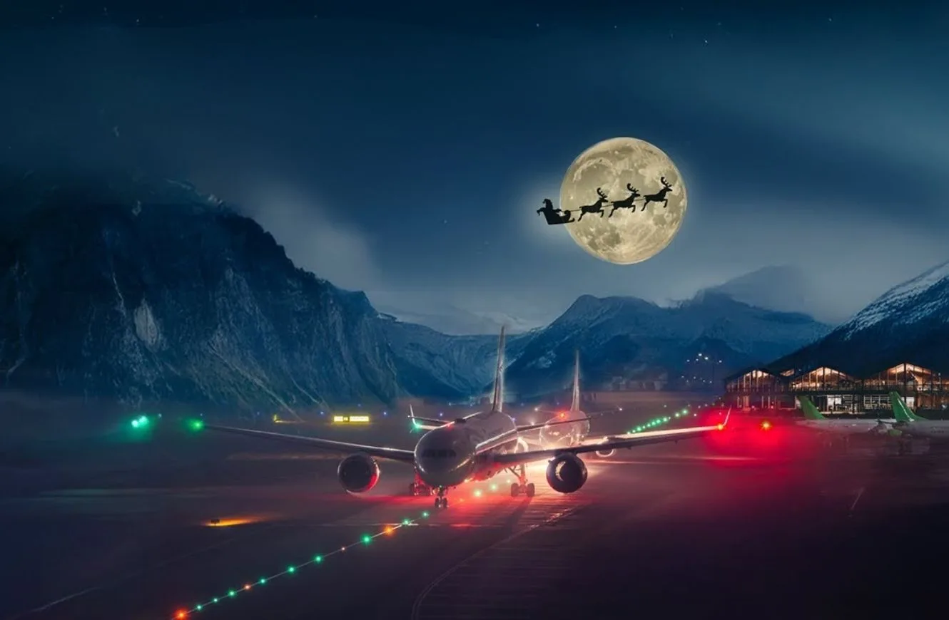Santa Tracker. Crédito: Flightradar24