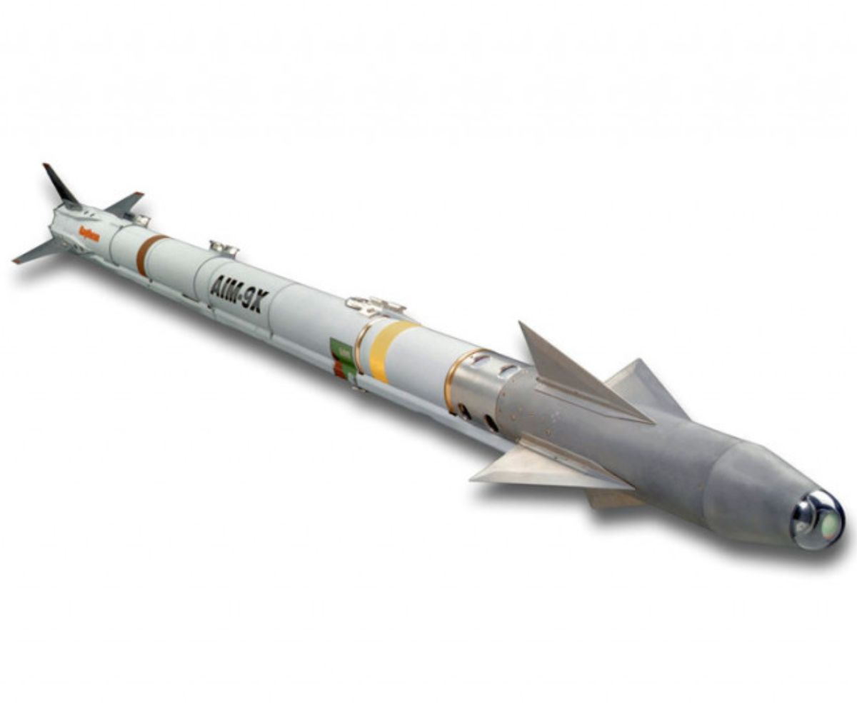 Misil AIM-9X Sidewinder.