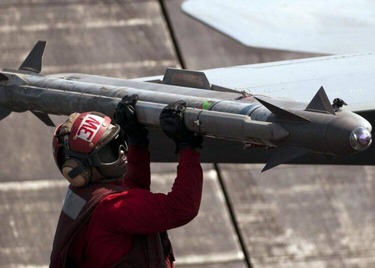 Misil AIM-9X Sidewinder.