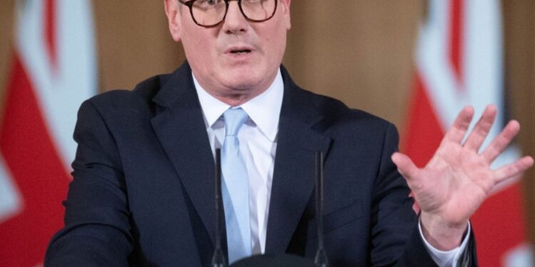 El primer ministro británico, Sir Keir Starmer