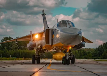 Su-24 ucraniano armado con misiles crucero Storm Shadow / SCALP-EG. Foto: Fuerza Aérea Ucraniana