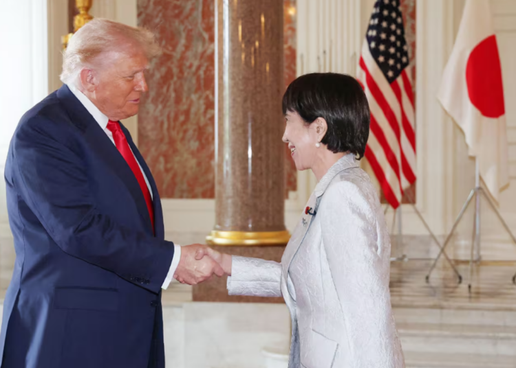 Donald Trump y Sanae Takaichi
