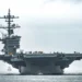 El portaaviones nuclear USS George Washington (CVN-73) de la Armada de EE.UU. regresó a su base en Japón