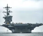 El portaviones USS George Washington regresó a Japón y provocó una protesta / Créditos: archivo