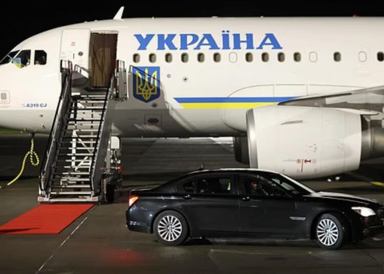 Avión presidencial de Volodímir Zelenski