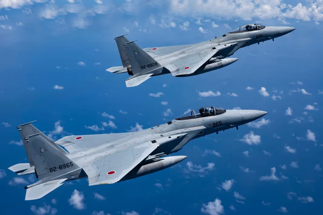 aviones F-15 Japón Crédito: Estado Mayor Conjunto de Japón
