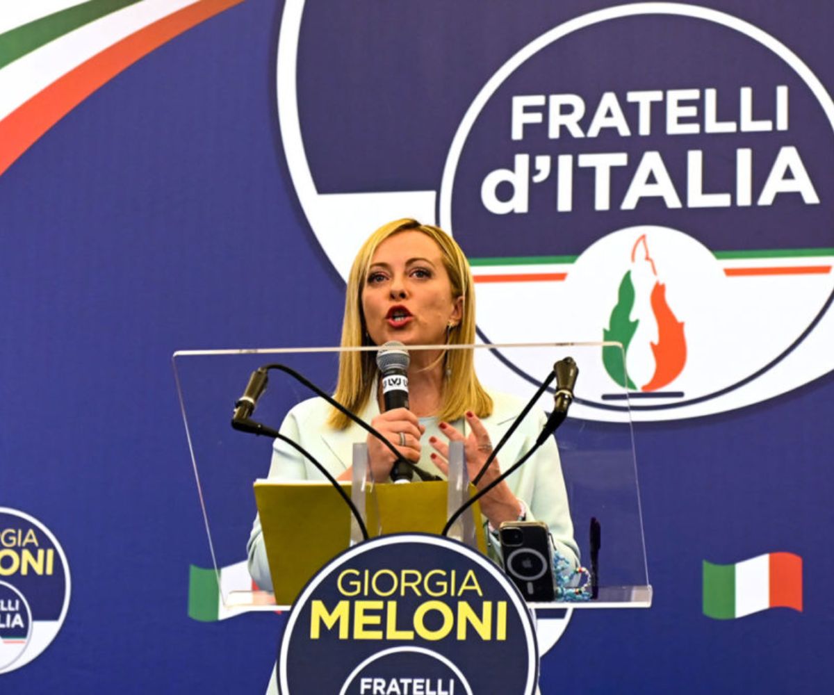 Giorgia Meloni, ganadora de las elecciones en Italia. ROMA/IPA/Sipa USA via Reuters Connect