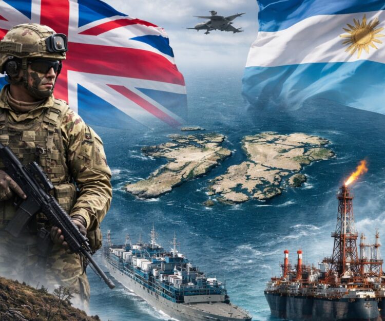 Causa Malvinas a lo largo del 2025. Créditos: imagen generada con Inteligencia Artificial/Escenario Mundial