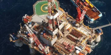 El proyecto, situado a 220 km al norte de las Islas Malvinas, implica la perforación de 23 pozos y la producción de más de 300 millones de barriles de petróleo durante 30 años.. créditos: Mercopress