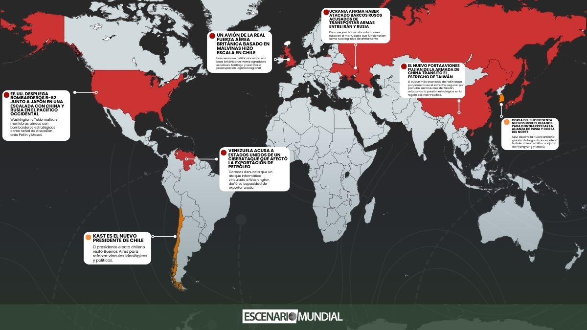 mapa conflictos escenario mundial