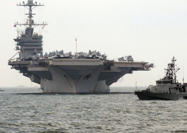 El portaaviones nuclear USS George Washington.