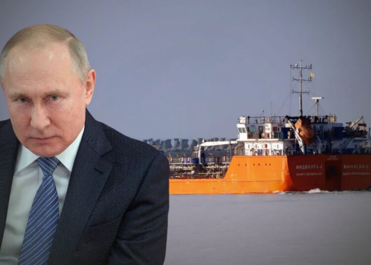 Putin, barco petrolero ruso