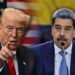 El presidente de Estados Unidos, Donald Trump y el de Venezuela, Nicolás Maduro