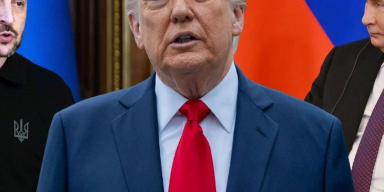 Trump, junto a Zelenski y Putin