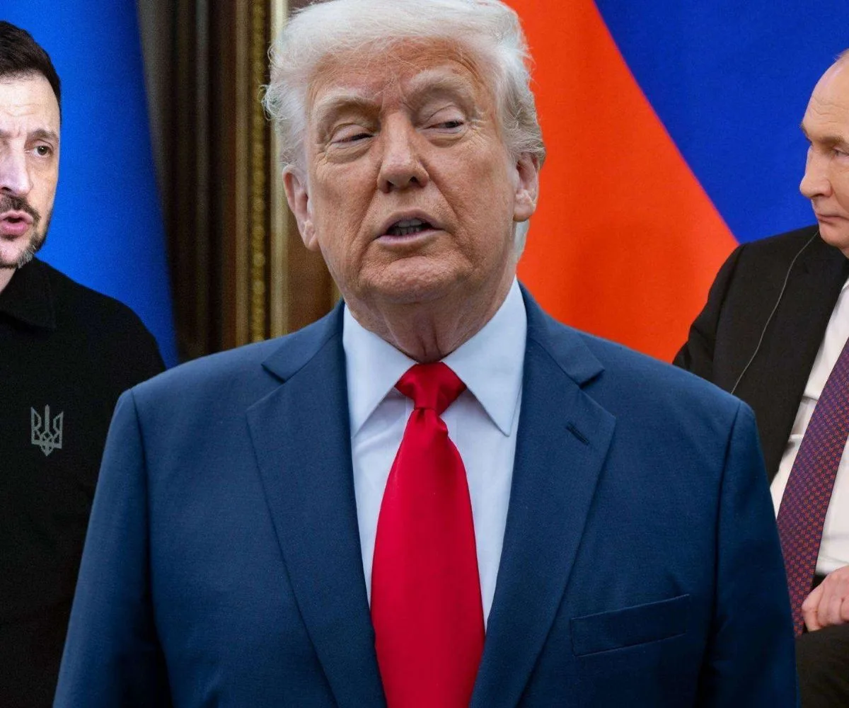 Trump, junto a Zelenski y Putin