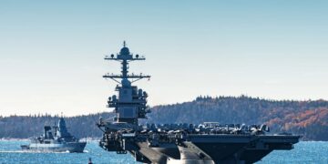 portaaviones USS Gerald Ford. Créditos: telemundonuevainglaterra