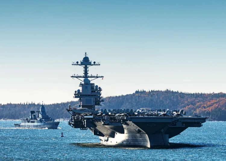 portaaviones USS Gerald Ford. Créditos: telemundonuevainglaterra