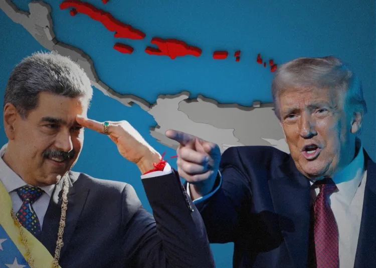 Donald Trump y Nicolás Maduro, tensión en el caribe. créditos: Escenario Mundial