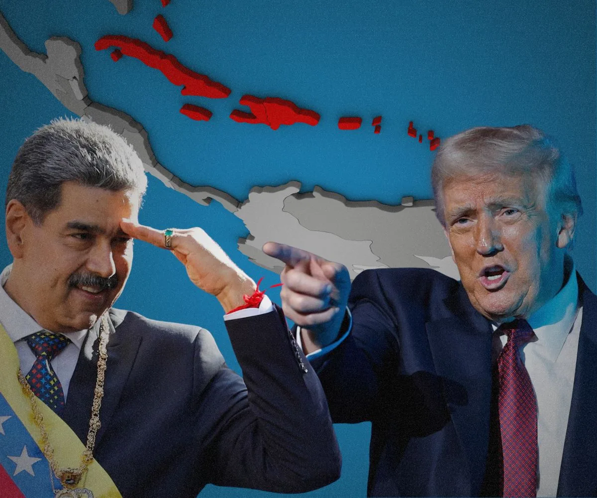 Donald Trump y Nicolás Maduro, tensión en el caribe. créditos: Escenario Mundial