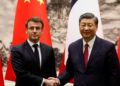 Xi Jinping y Emmanuel Macron