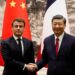 Xi Jinping y Emmanuel Macron