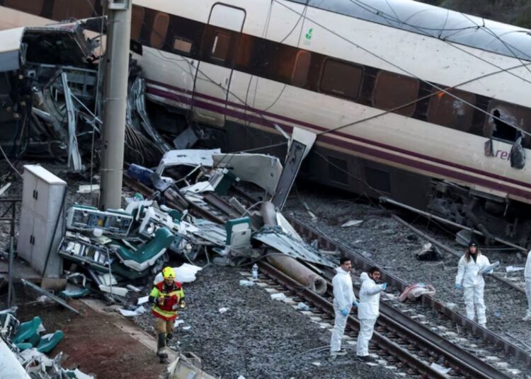 Accidente de tren en España, cerca de Adamuz, Córdoba