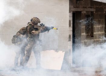 Ejercicio Corazón de Rinoceronte. Crédito Ejército Británico vía X