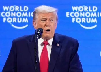 Donald Trump en Davos, Suiza. 21 de enero del año 2026. Crédito: CNN