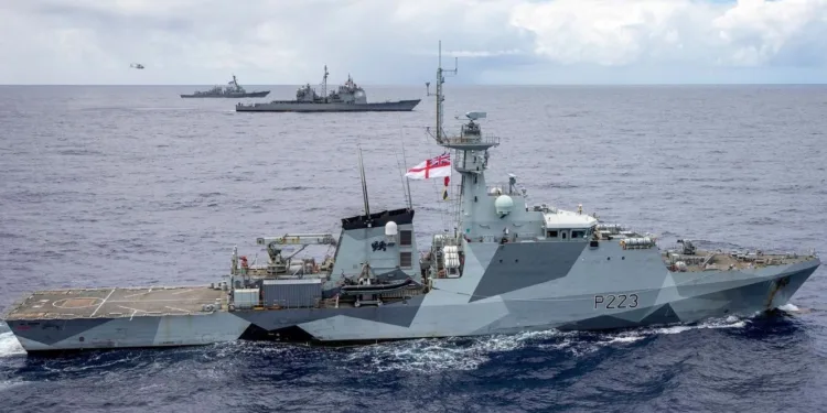 HMS Medway. Crédito: Real Armada Británica