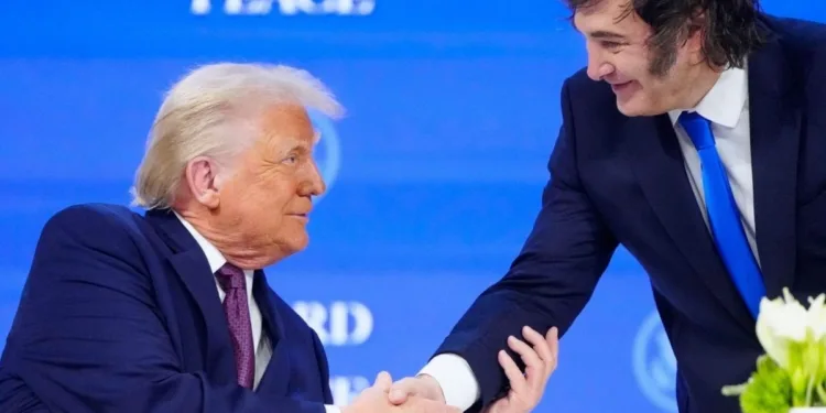 Donald Trump y Javier Milei