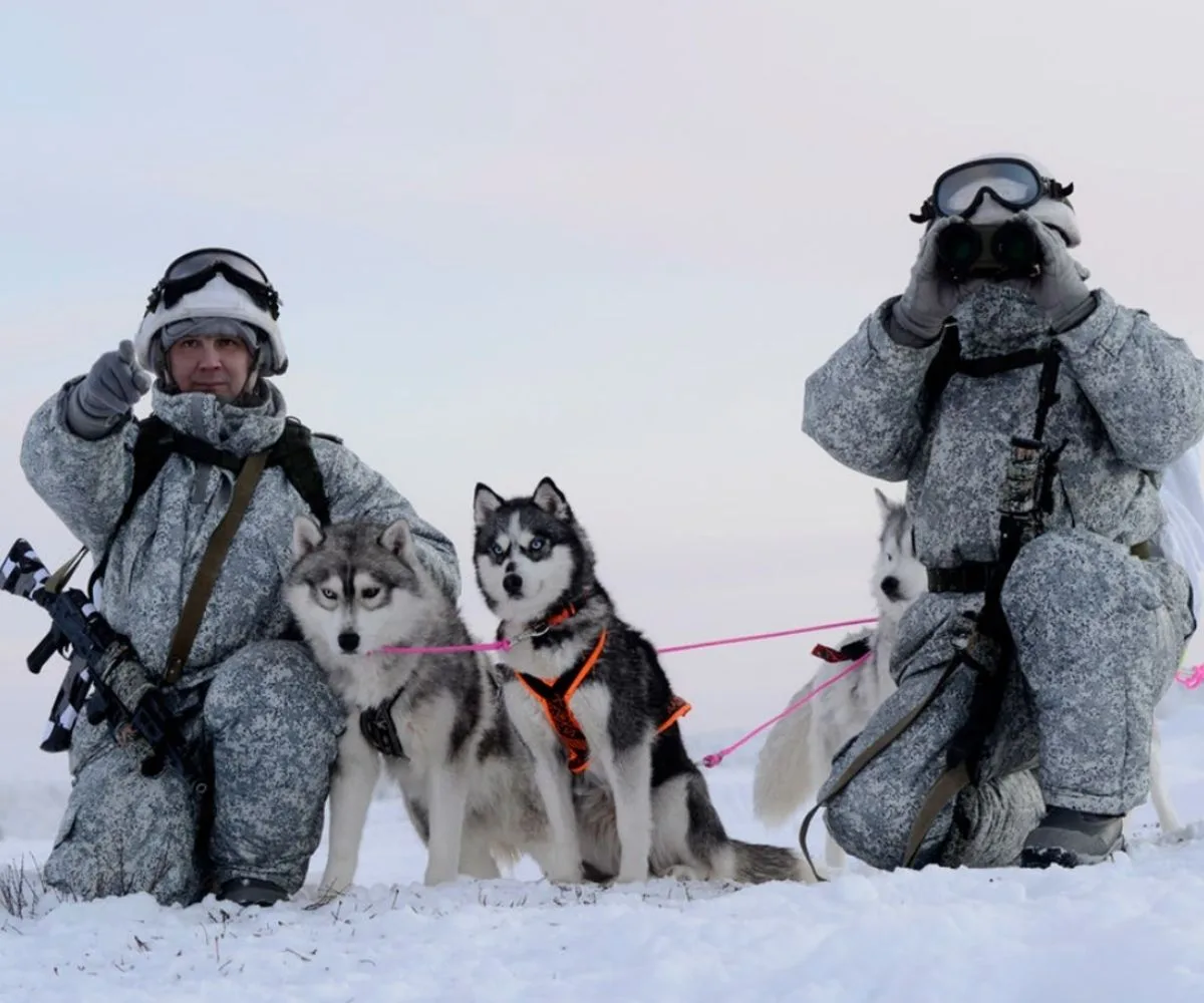 Tropas rusas en el Ártico