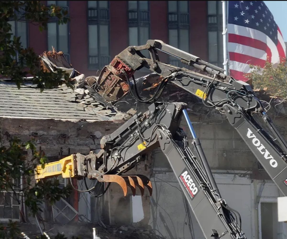 Demolición del Ala Este de la Casa Blanca