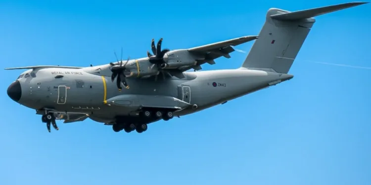 Reino Unido - Real Fuerza Aérea (RAF) 🇬🇧 Airbus A400M Atlas | ZM413 en Aeropuerto Internacional José María Córdova. Crédito: Santiago Osorio R.