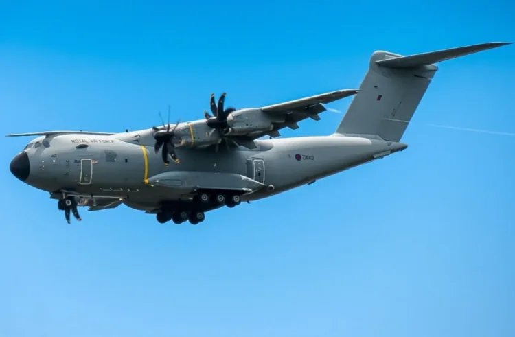 Reino Unido - Real Fuerza Aérea (RAF) 🇬🇧 Airbus A400M Atlas | ZM413 en Aeropuerto Internacional José María Córdova. Crédito: Santiago Osorio R.