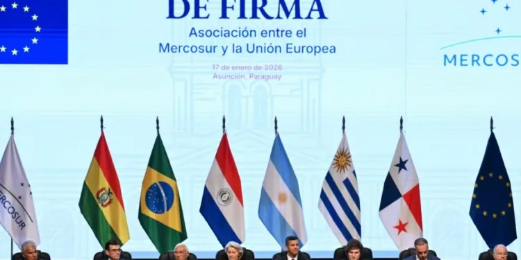 Firma del Acuerdo Mercosur - Unión Europea. Crédito: AP
