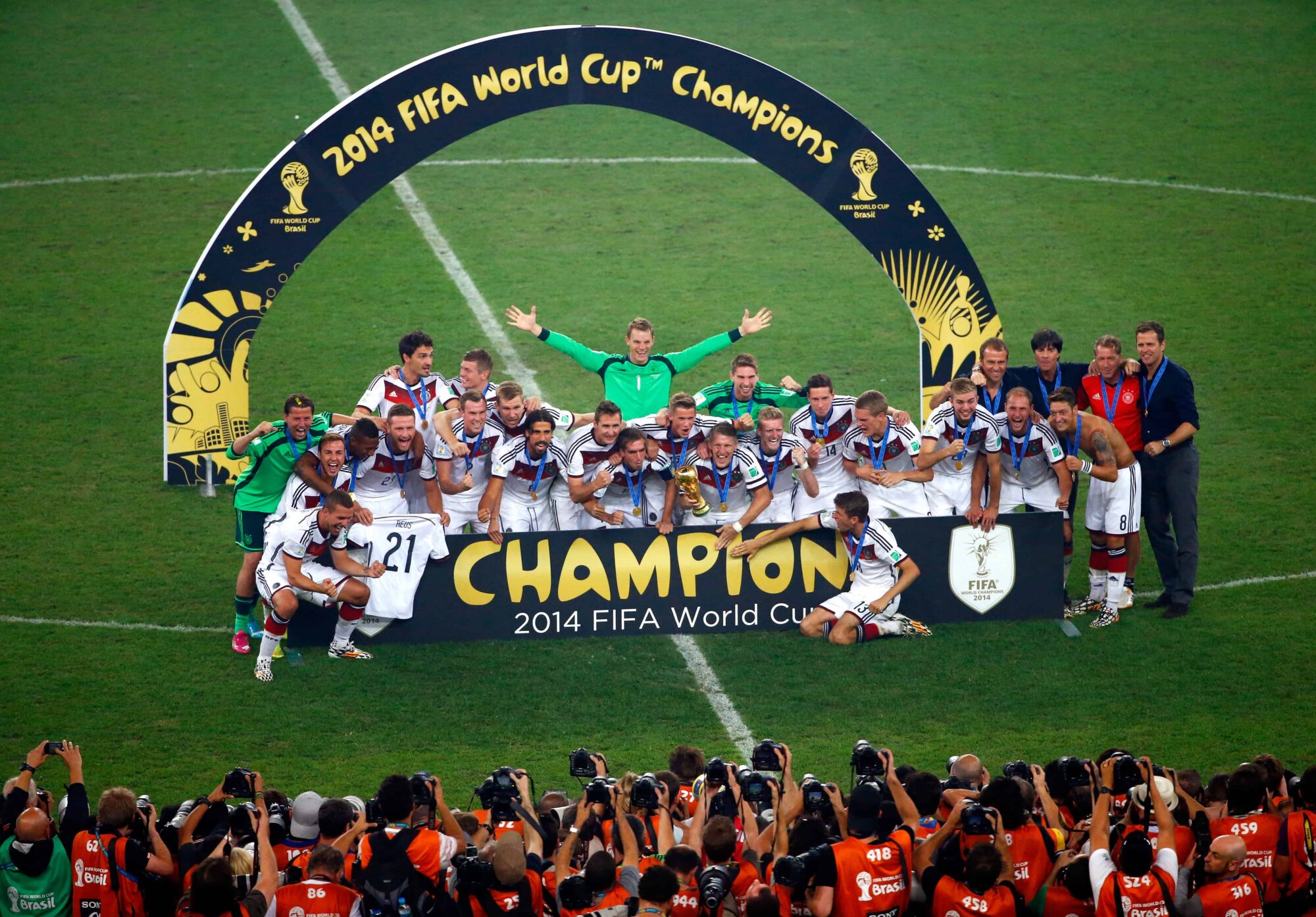 La selección alemana se consagró campeona del Mundial de Fútbol 2014. Crédito: Archivo.