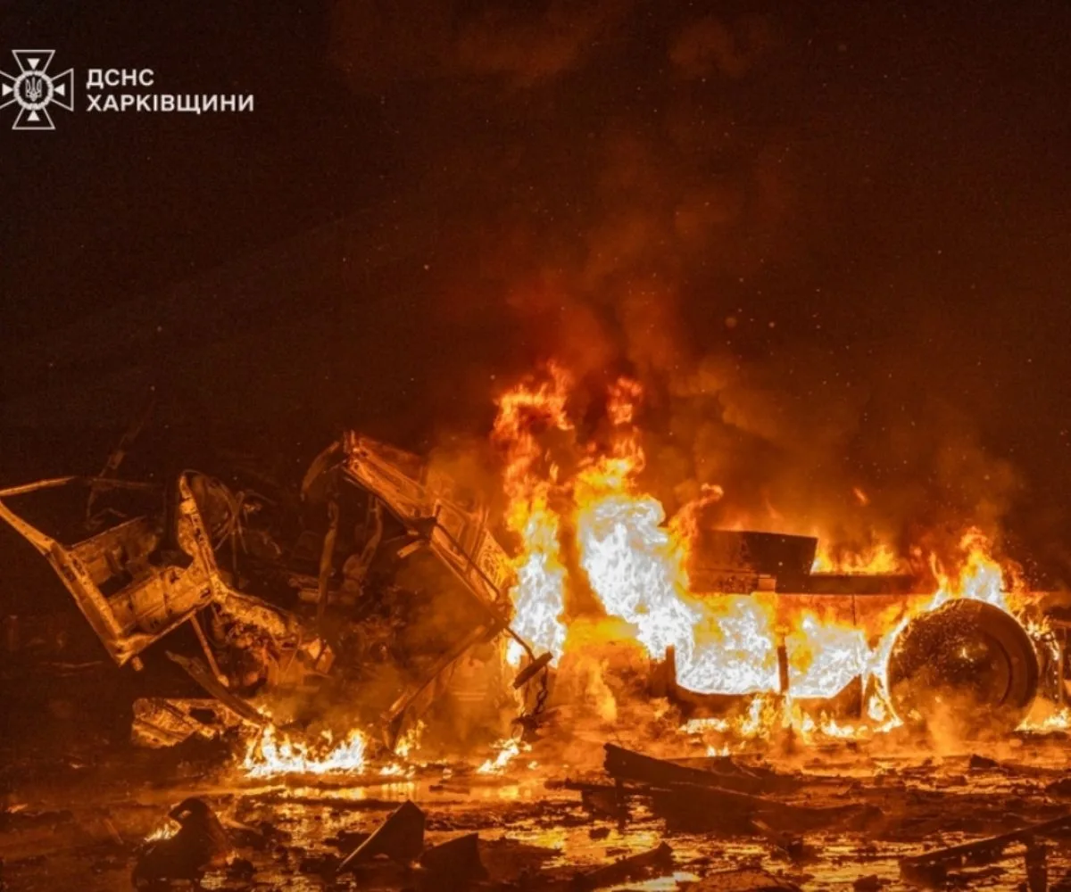 Bombardeo en Ucrania