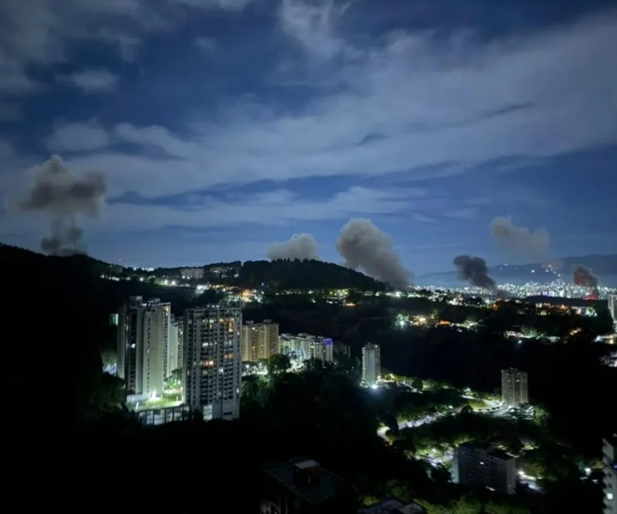 Bombardeos en Caracas
