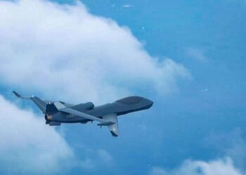 CCTV emite las primeras imágenes oficiales del WZ-7. Crédito: SCMP.