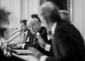 El presidente Donald Trump pronuncia un discurso en un evento sobre la transformación de la salud rural. Crédito: The White House Gallery